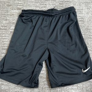 Size large boys black Nike shorts